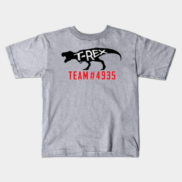 T-Rex Kids T-Shirt by TRex4935